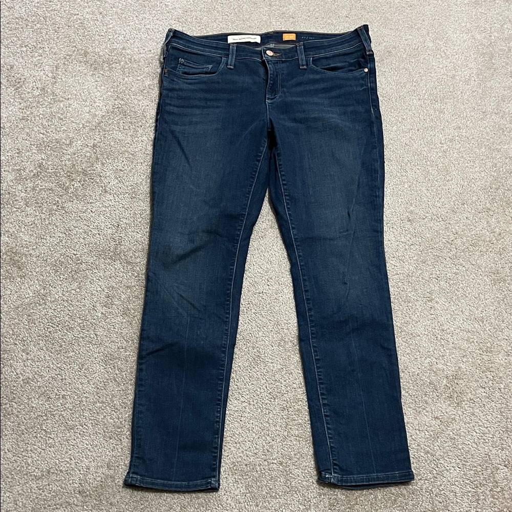 Pilcro Classic Blue Faded Skinny Jeans